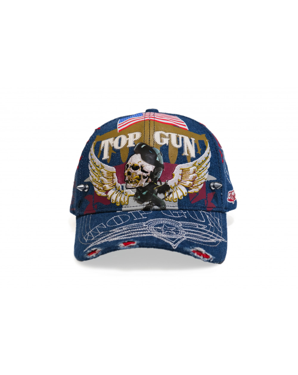 TOP GUN® Hat - Blue Denim Baseball cap