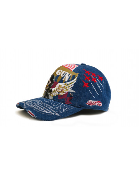 TOP GUN® Hat - Blue Denim Baseball cap