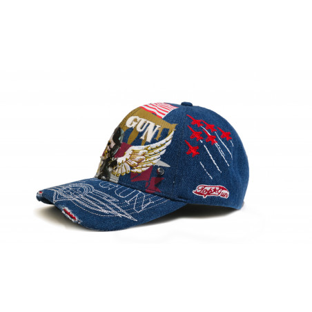 TOP GUN® Hat - Blue Denim Baseball cap