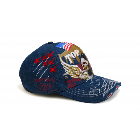 TOP GUN® Hat - Blue Denim Baseball cap
