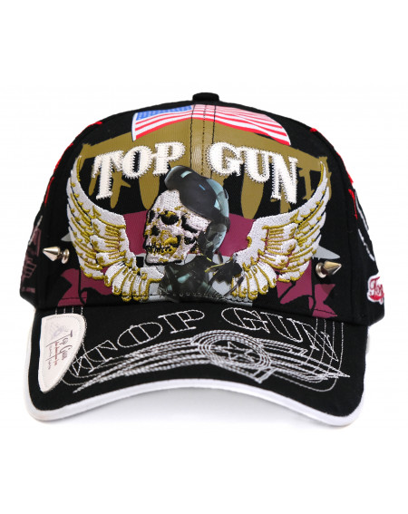 TOP GUN® Hat - Black Baseball cap