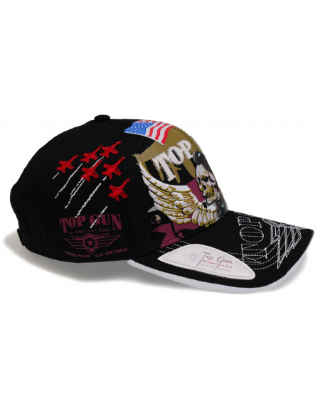TOP GUN® Hat - Black Baseball cap