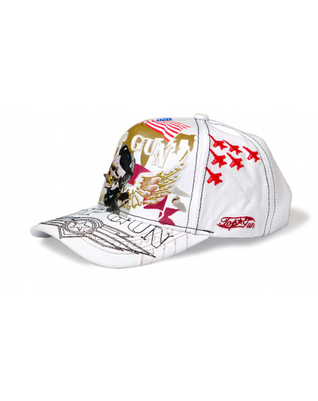 TOP GUN® Hat - White Baseball cap
