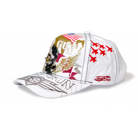 TOP GUN® Hat - White Baseball cap