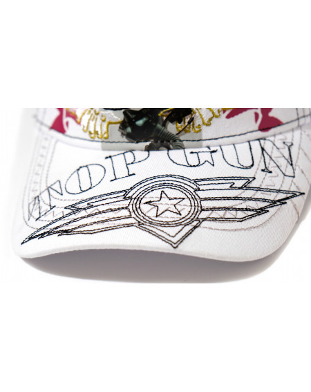 TOP GUN® Hat - White Baseball cap