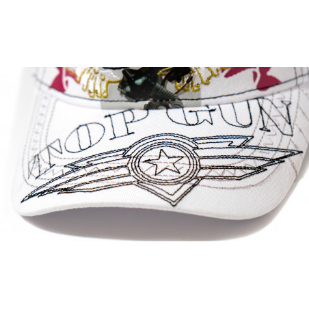 TOP GUN® Hat - White Baseball cap