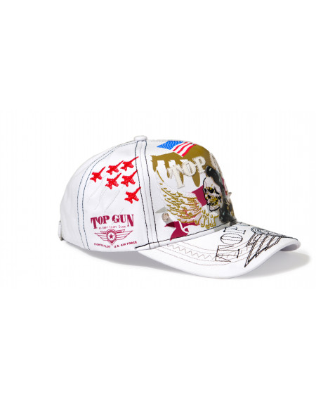 TOP GUN® Hat - White Baseball cap