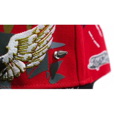 TOP GUN® Hat - Red Snap cap