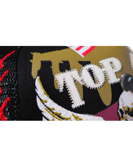 TOP GUN® Hat - Black Trucker cap